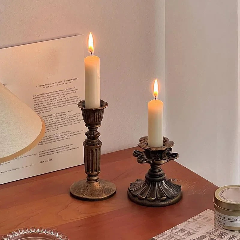 Vintage Resin Candlestick