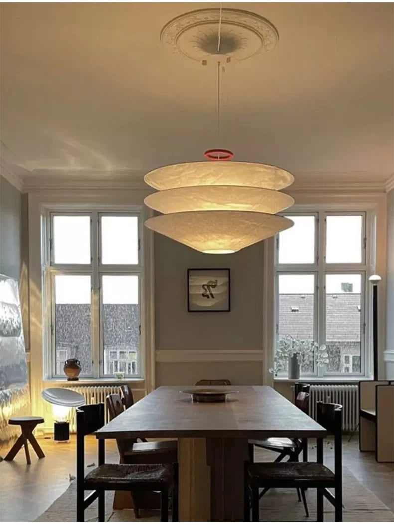Wabi-Sabi Fabric Pendant Chandelier