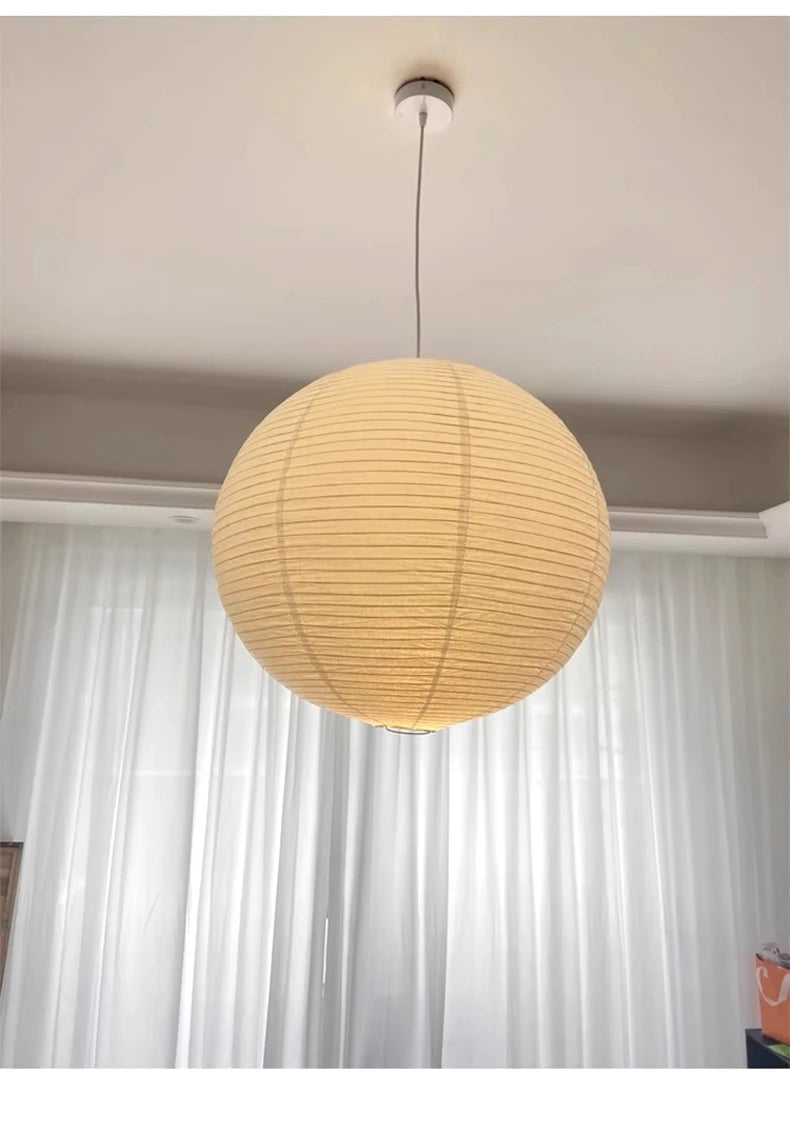 Wabi-Sabi Paper Pendant Chandelier