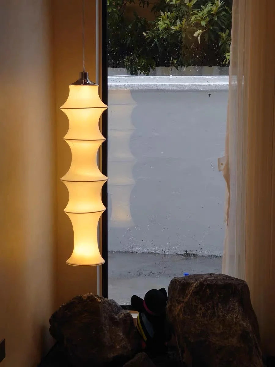 Wabi-Sabi Fabric Pendant Chandelier