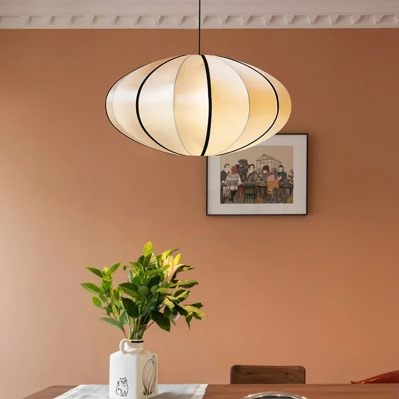 Wabi-Sabi Fabric Pendant Chandelier