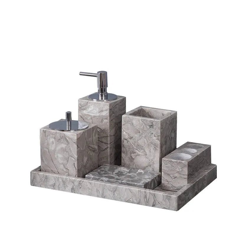 Elegant Marble Bathroom Set