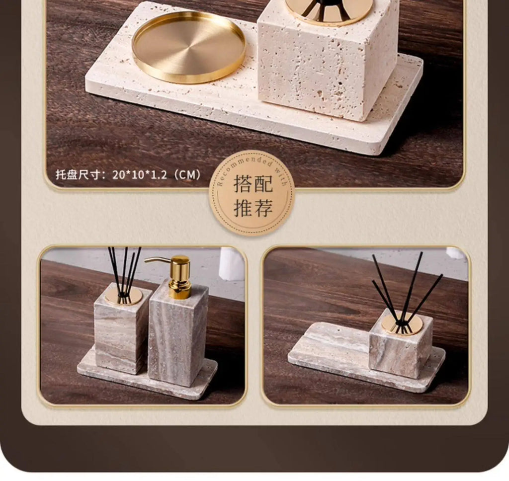 Luxury Travertine Reed Diffuser