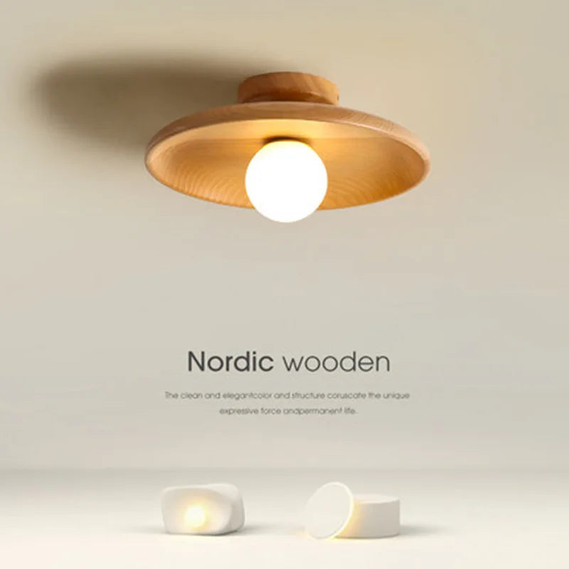 Japanese Bamboo Ceiling Light