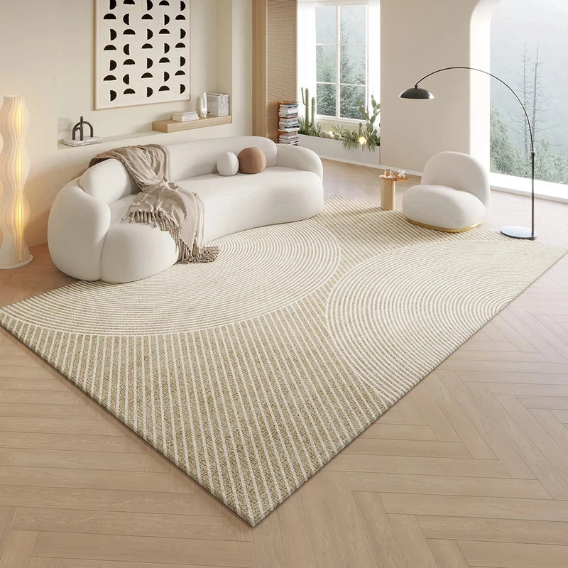 Washable Neutral Area Rug