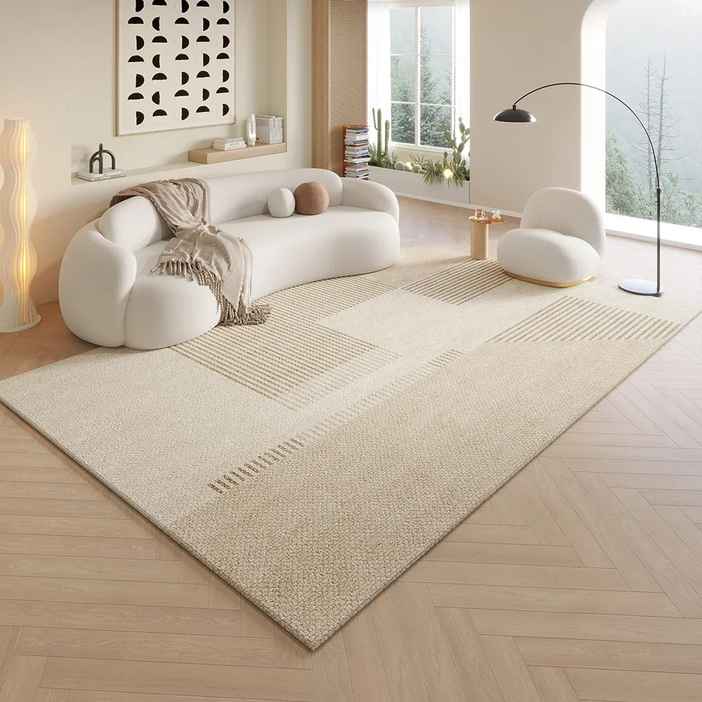 Washable Neutral Area Rug