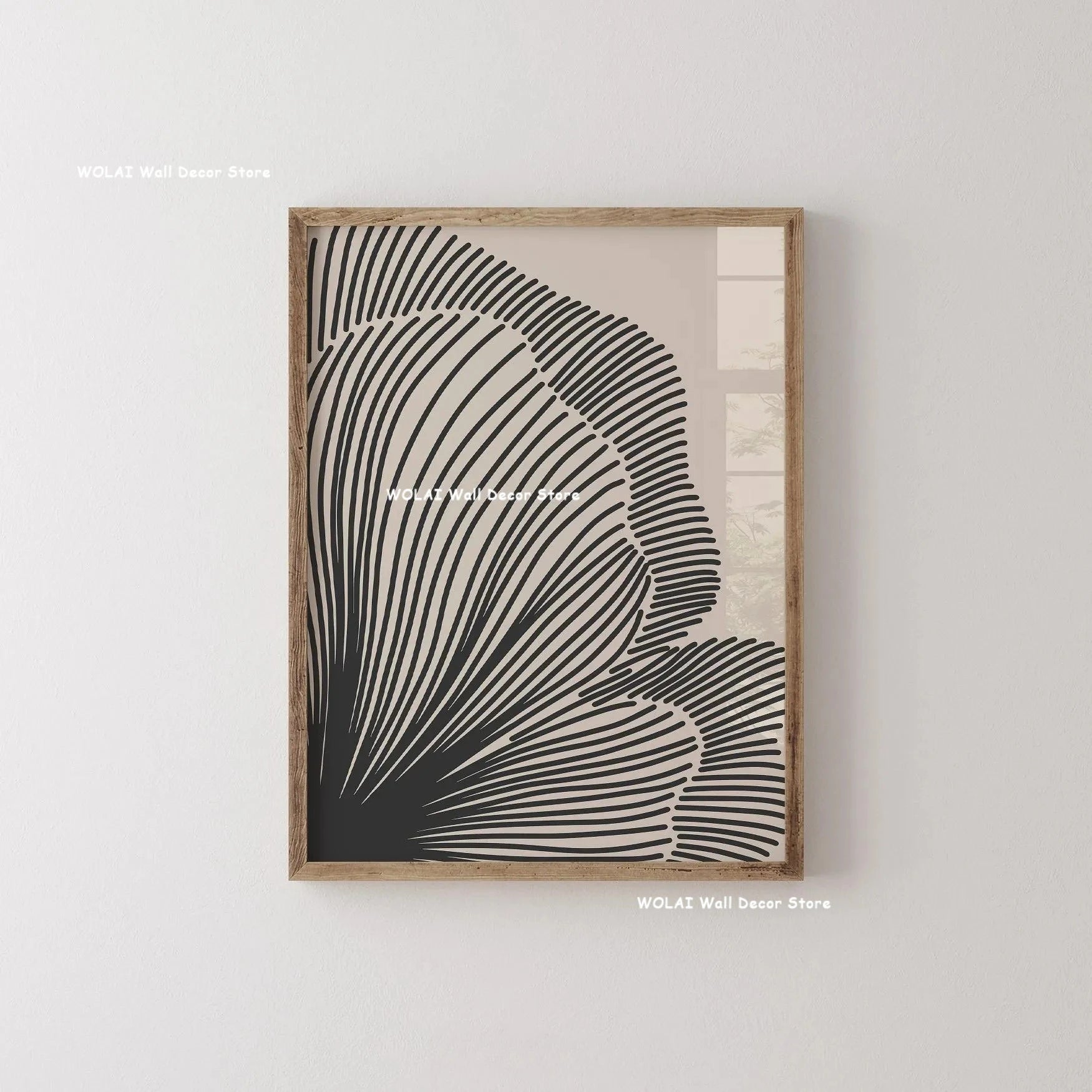Modern Beige Canvas Wall Art