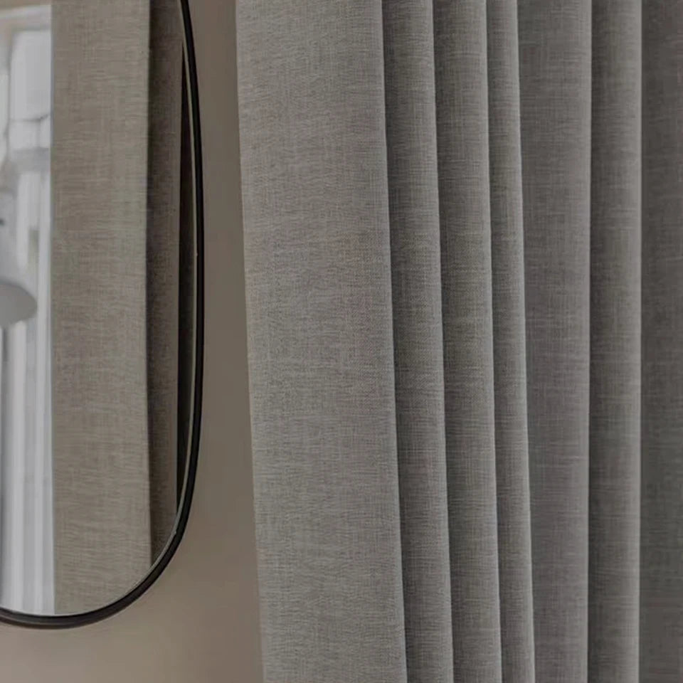 Modern Linen Blackout Curtains