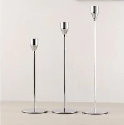 Metal Taper Candle Holder Set