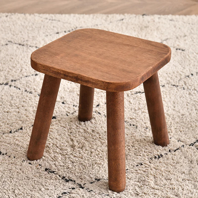Wooden Shoe Bench Stool