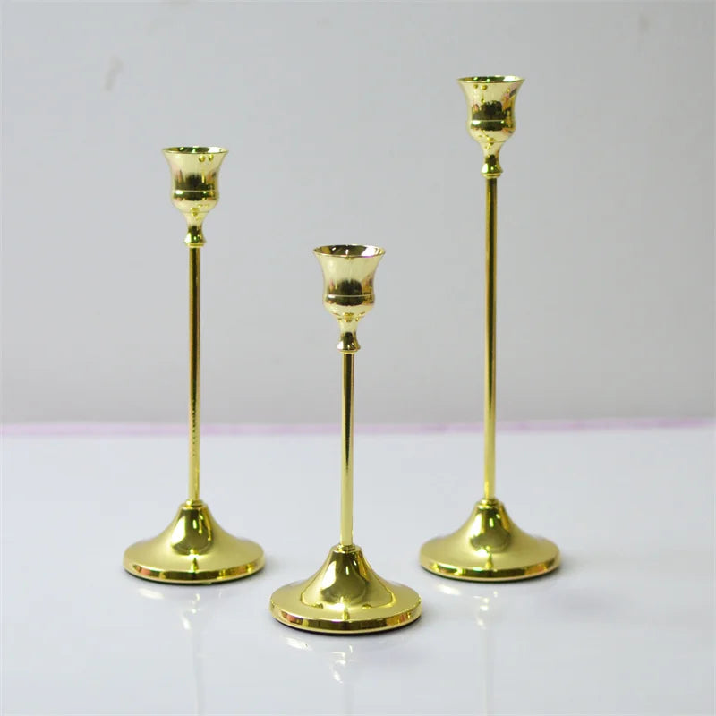 Brass Candlestick (3-Piece Set)