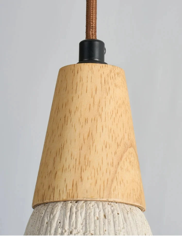 Wabi-Sabi Cement Pendant Chandelier