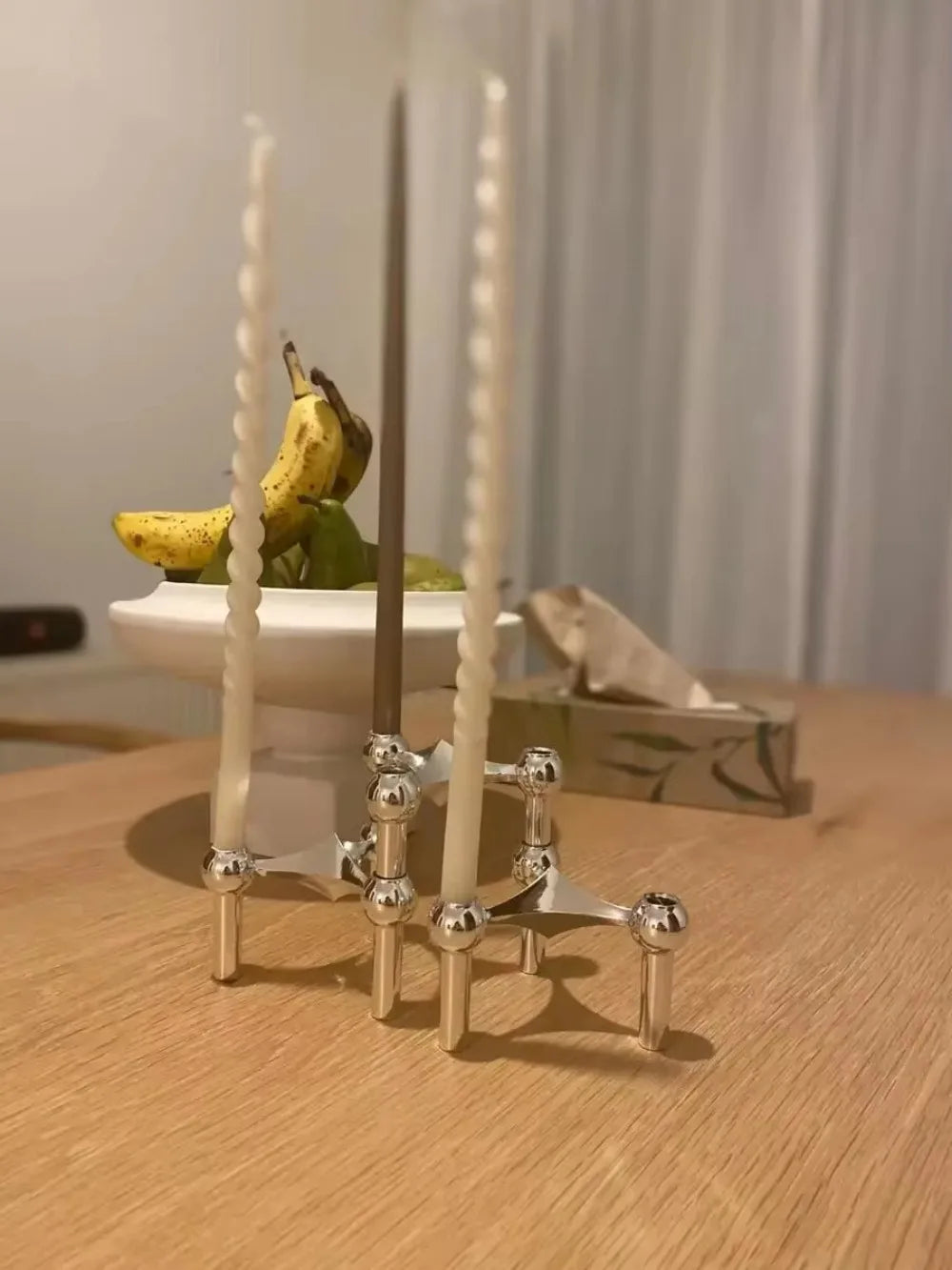 Molecular Metal Candle Holder
