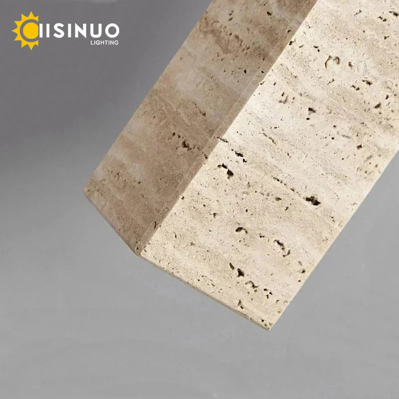 Wabi-Sabi Stone Pendant Lamp