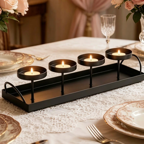 Farmhouse Metal Candelabra