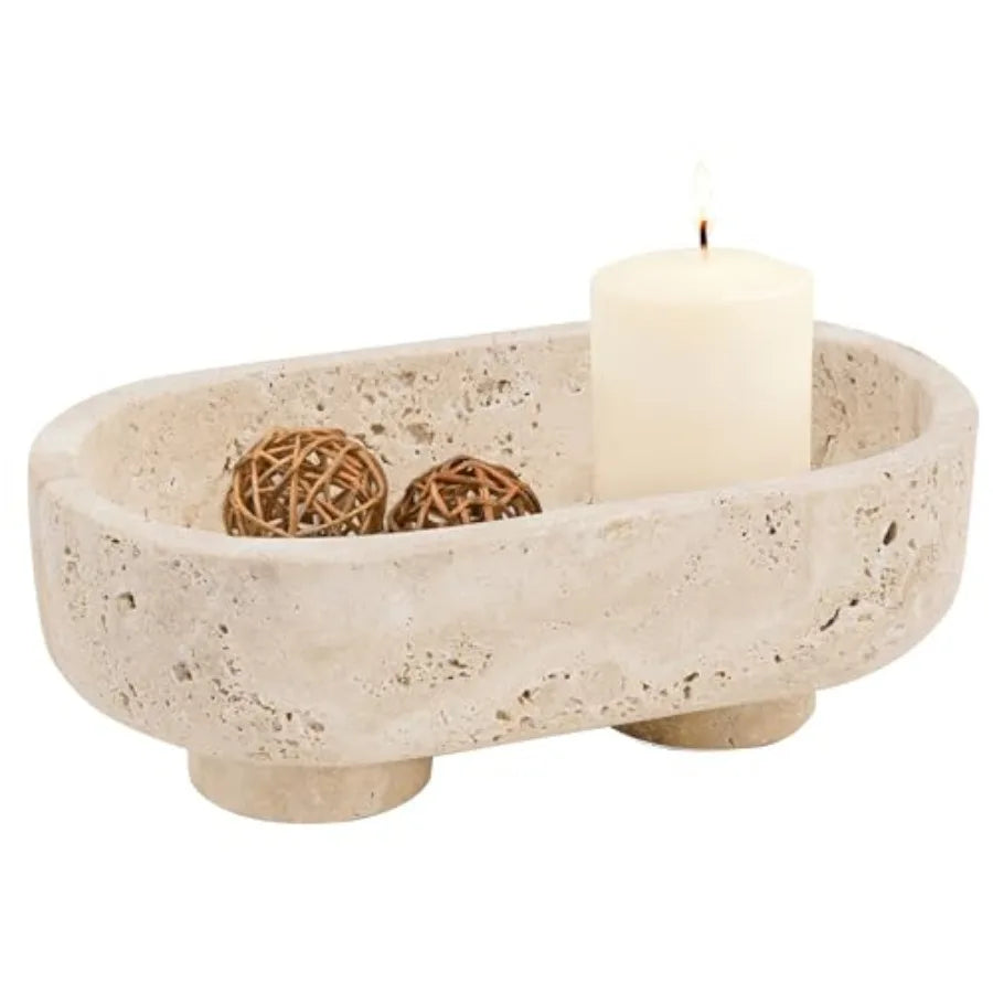 Travertine Decorative Bowl