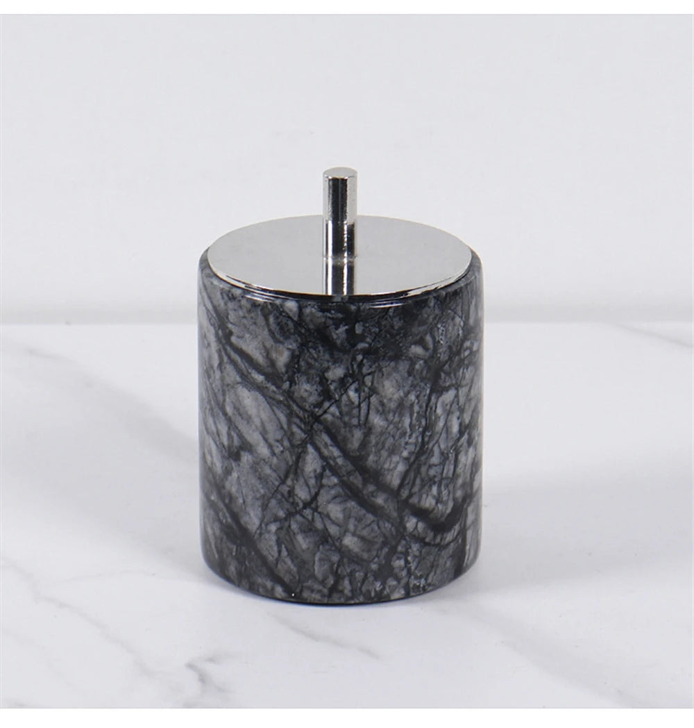 Grey Marble Bathroom Set