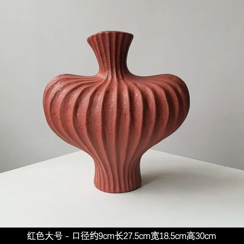 Organic Wabi-Sabi Ceramic Vase