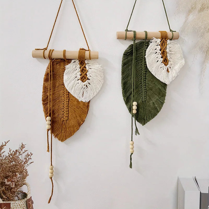 Macrame Leaf Wall Hanging