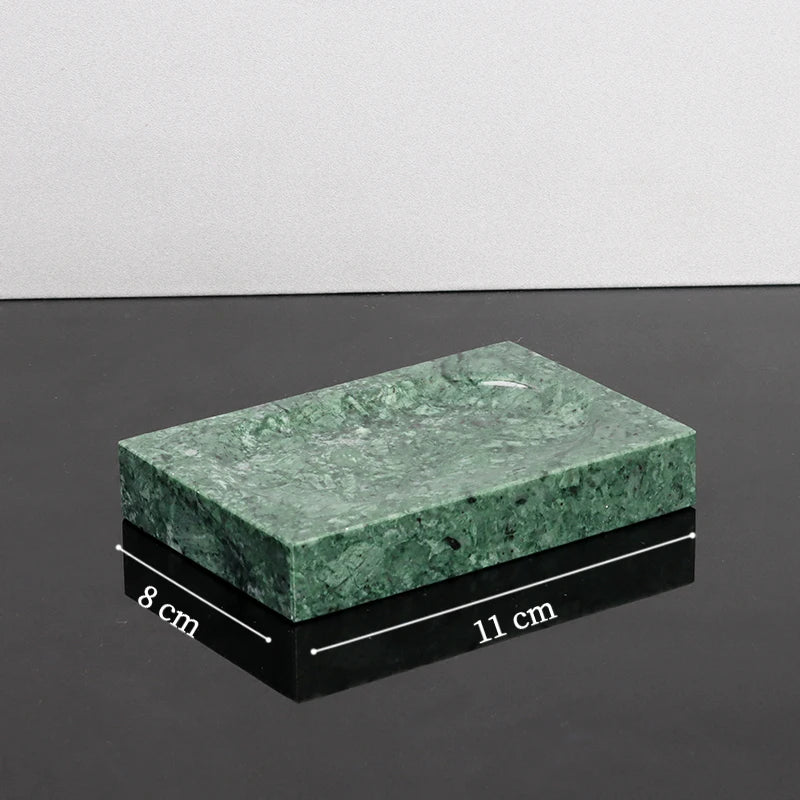 Indian Green Marble Bath Set