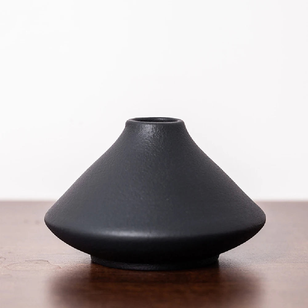 Matte Frosted Ceramic Bud Vase