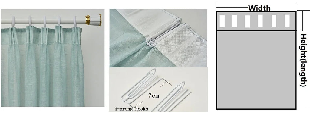Japanese Cotton-Linen Sheer Curtains