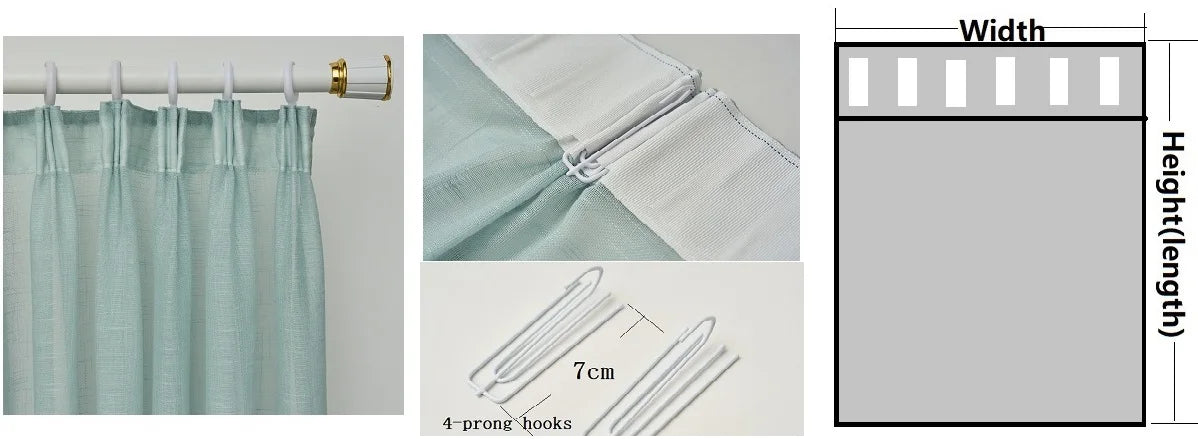 Japanese Cotton-Linen Sheer Curtains