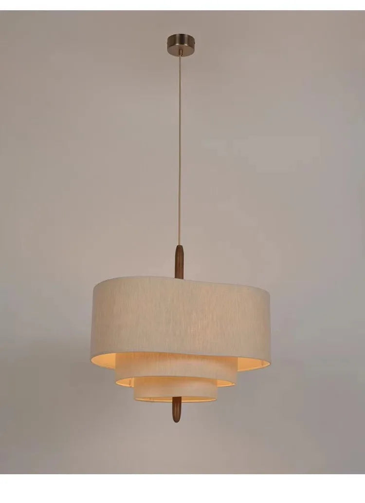 Wabi-Sabi Fabric Pendant Chandelier