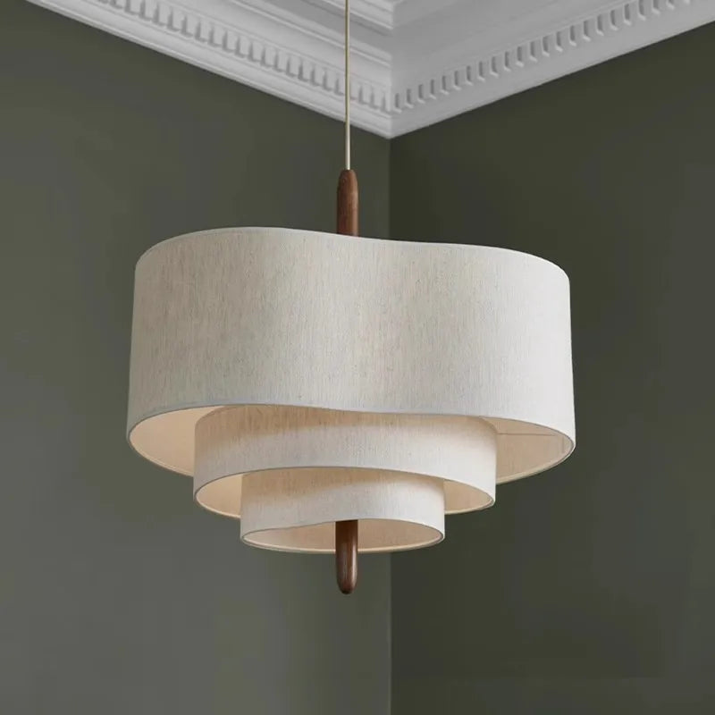 Wabi-Sabi Fabric Pendant Chandelier