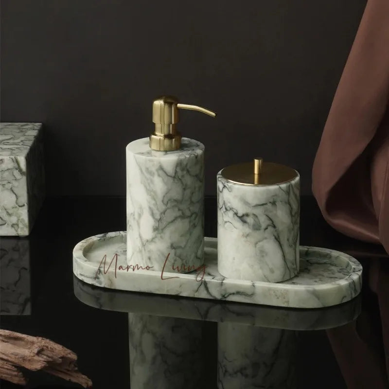 Emerald Marble Bathroom Set