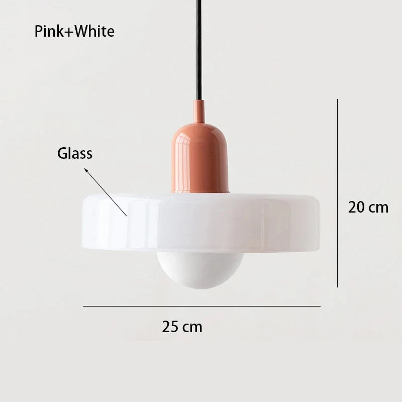 Bauhaus Glass Chandelier