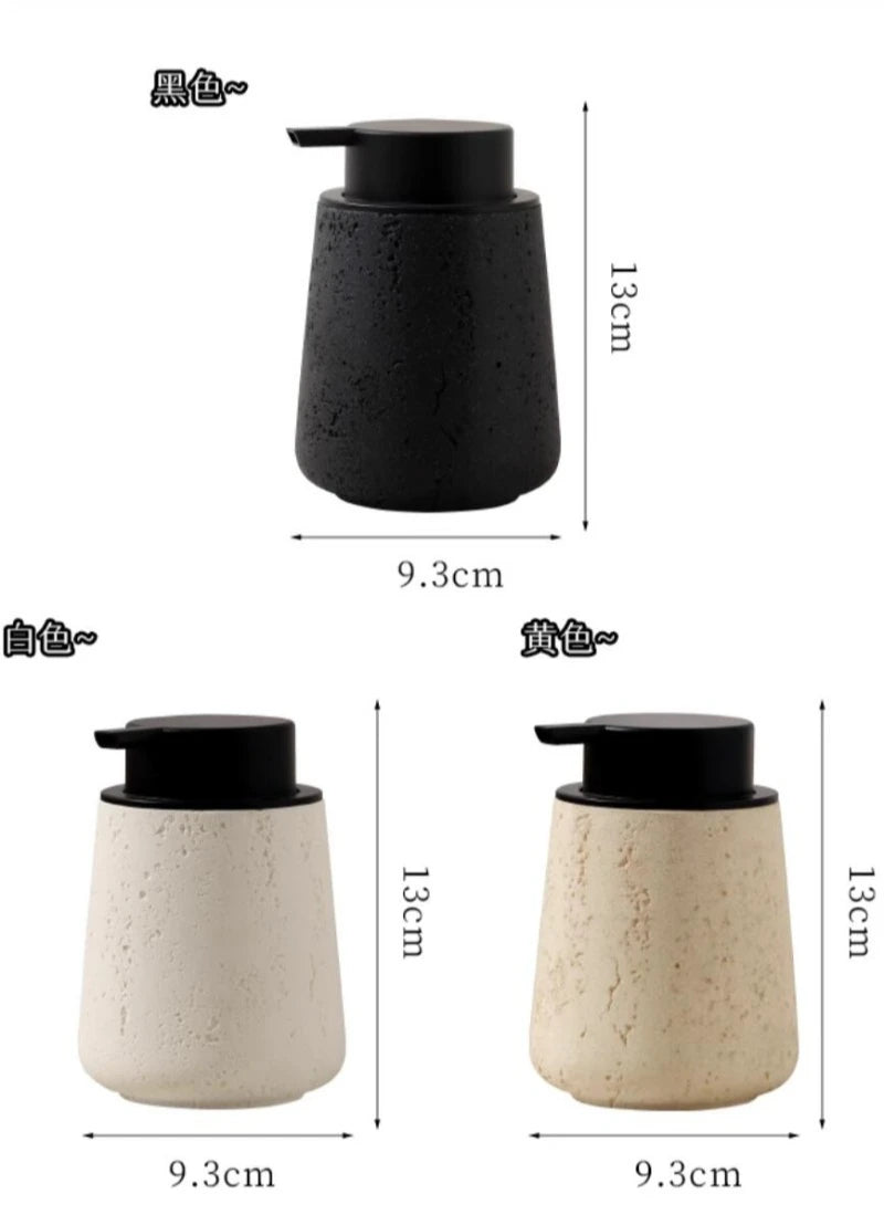 Wabi-Sabi Stone Soap Dispenser