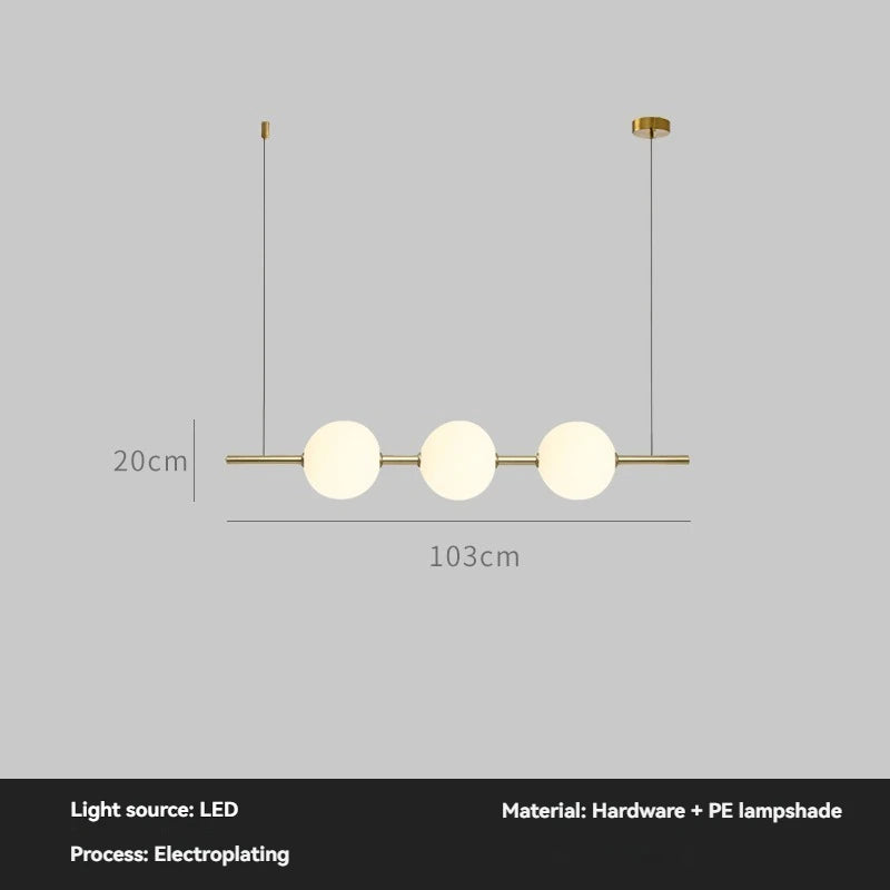 Minimalist Cement Linear Pendant Light