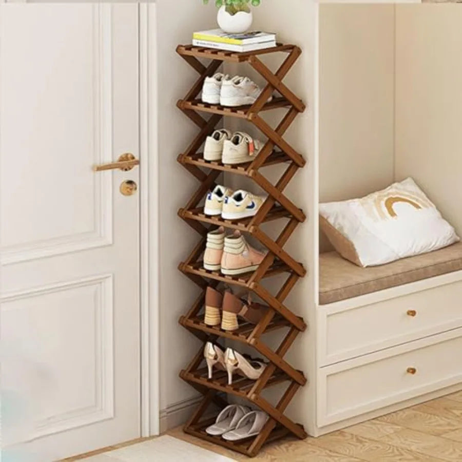 Bamboo Shoe Rack