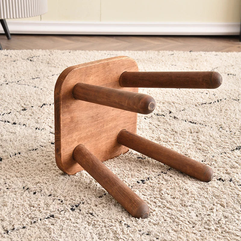 Wooden Shoe Bench Stool