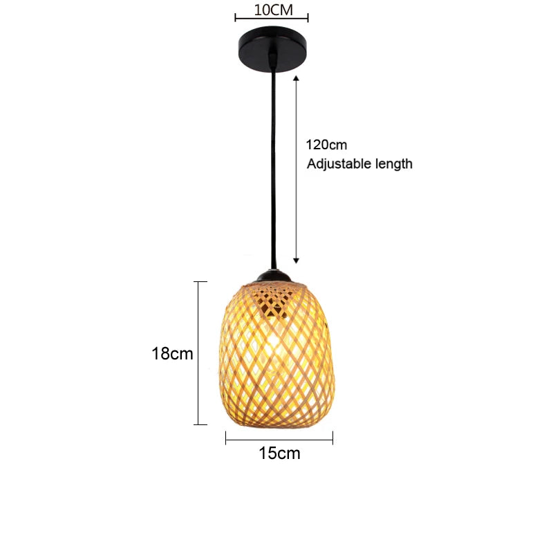 Rattan Pendant Chandelier
