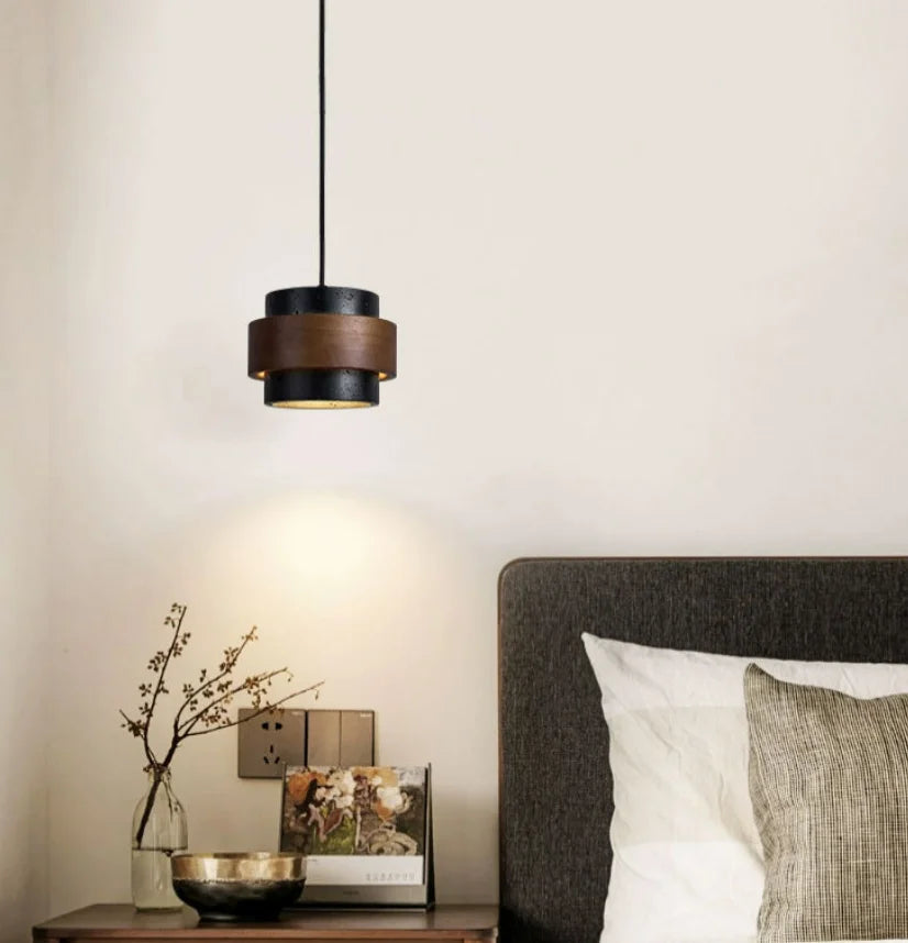 Wabi-Sabi Stone Pendant Lamp