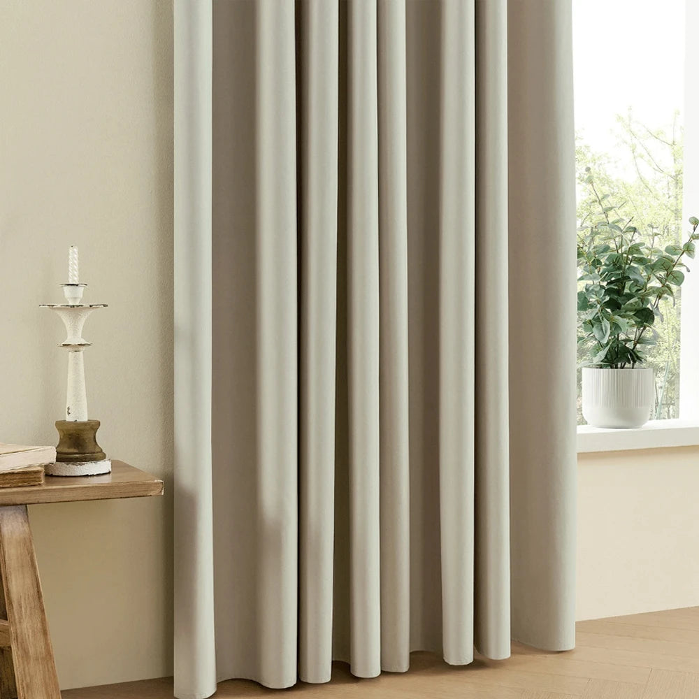 Modern Linen Blackout Curtain