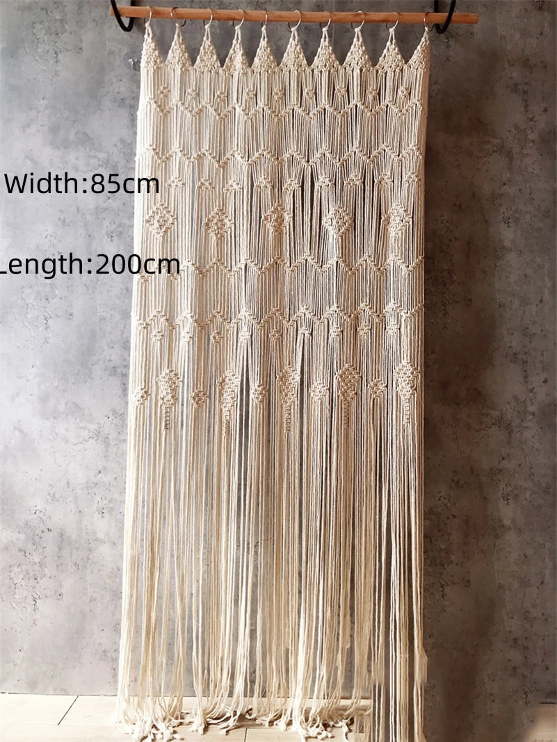Macrame Door Curtain