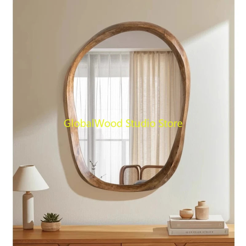 Irregular Magnifying Vanity Mirror