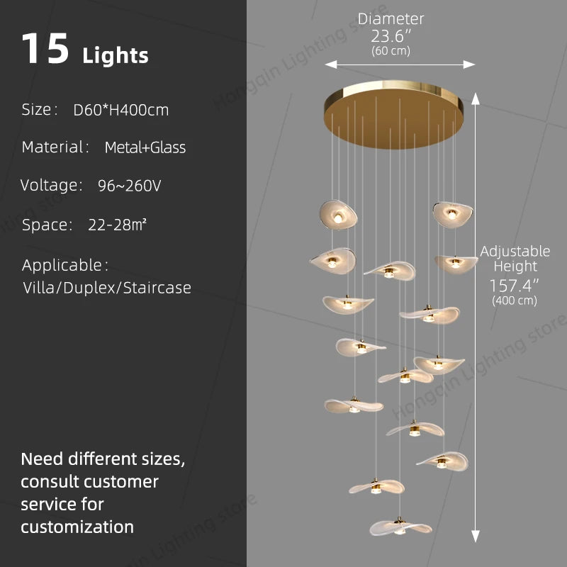 Nordic Stone Pendant Chandelier