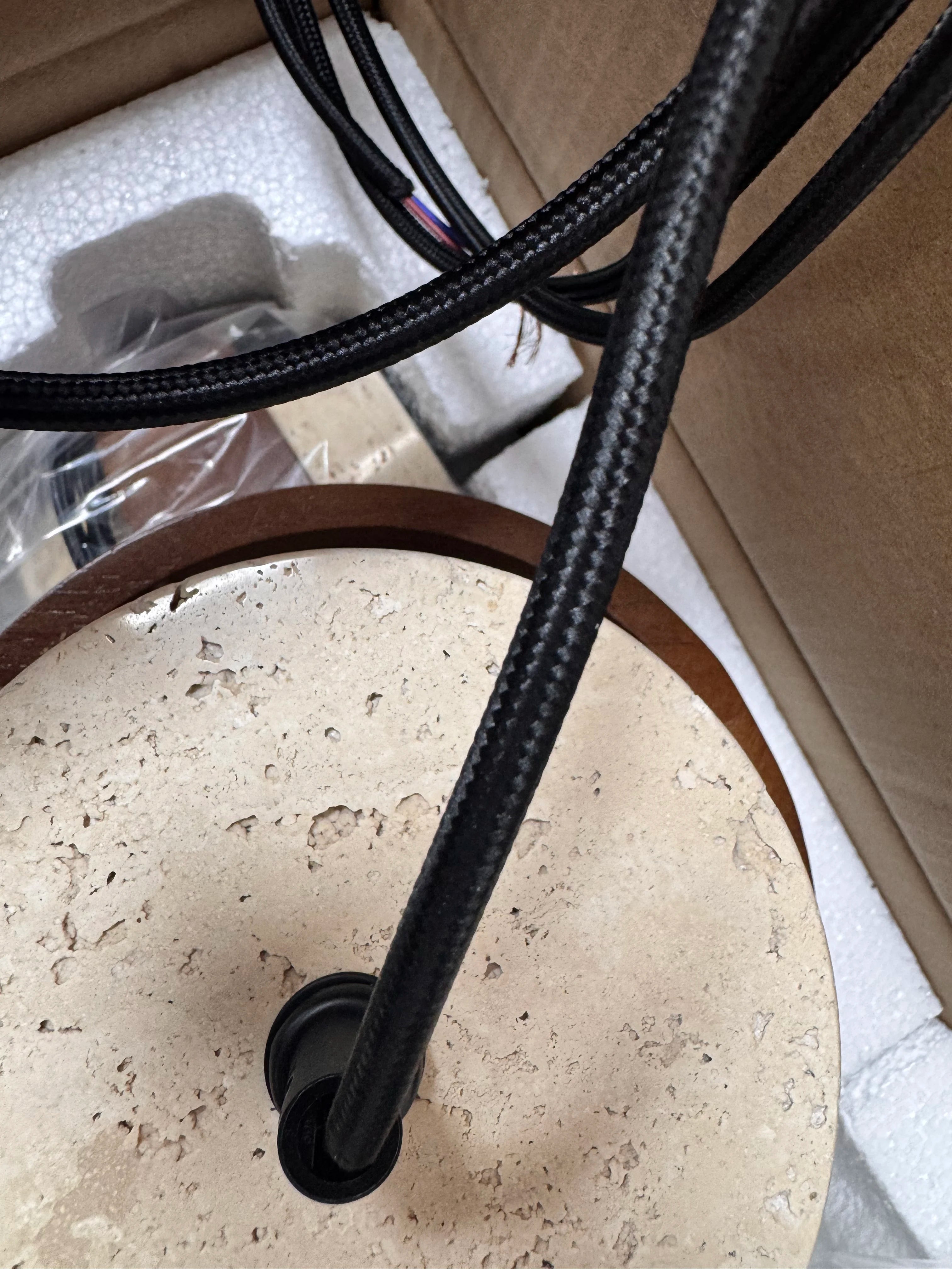 Wabi-Sabi Stone Pendant Lamp