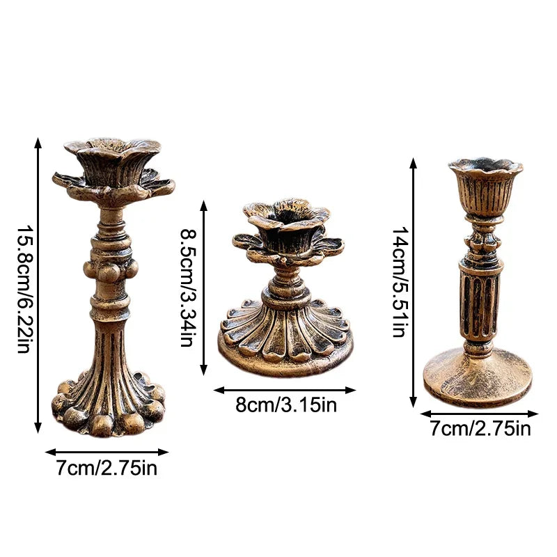 Vintage Resin Candlestick