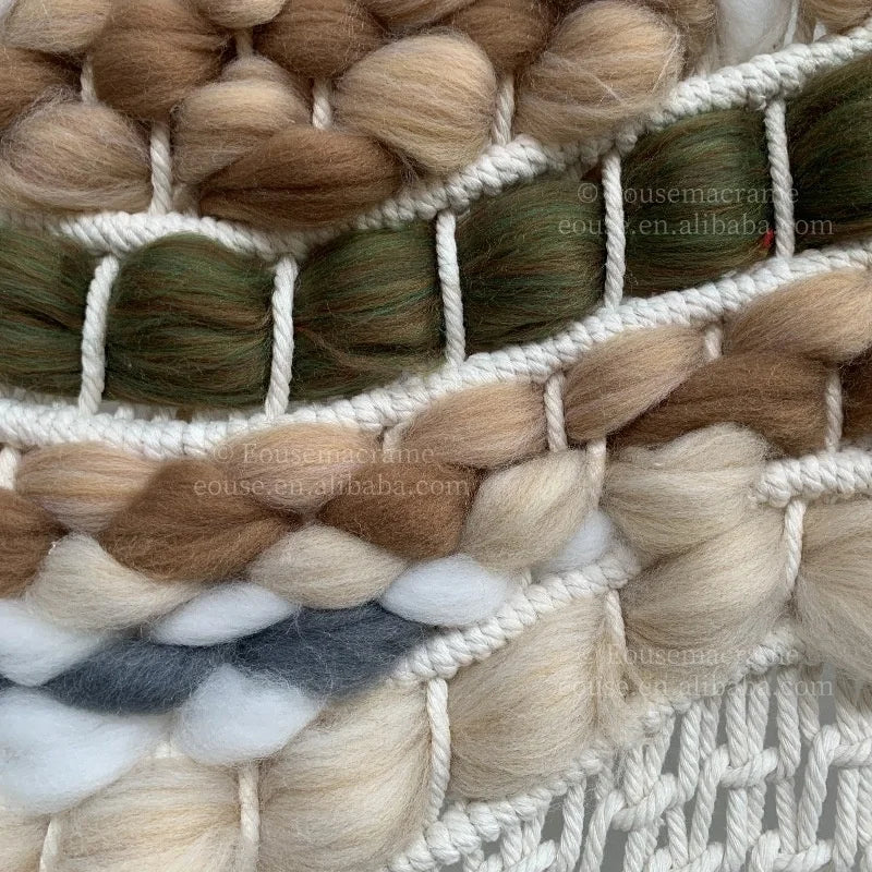 Boho Irregular Macrame Wall Hanging