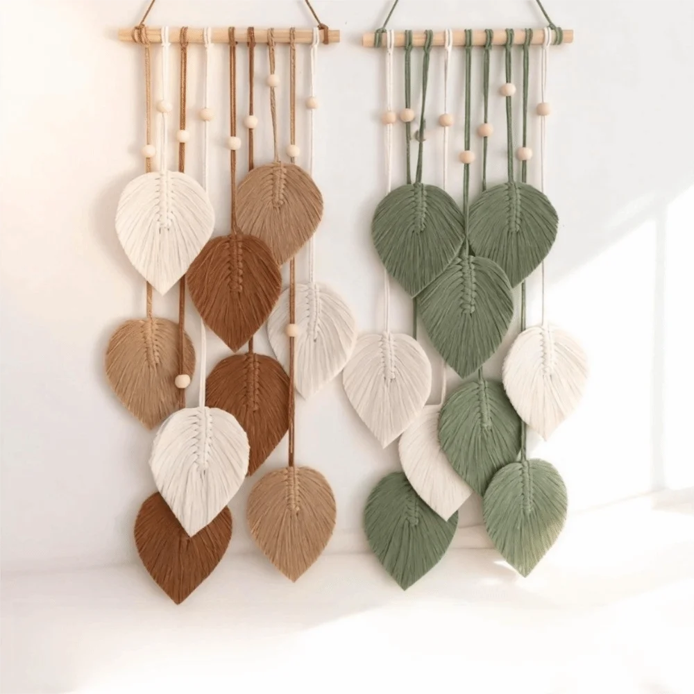 Boho Green Macrame Wall Hanging
