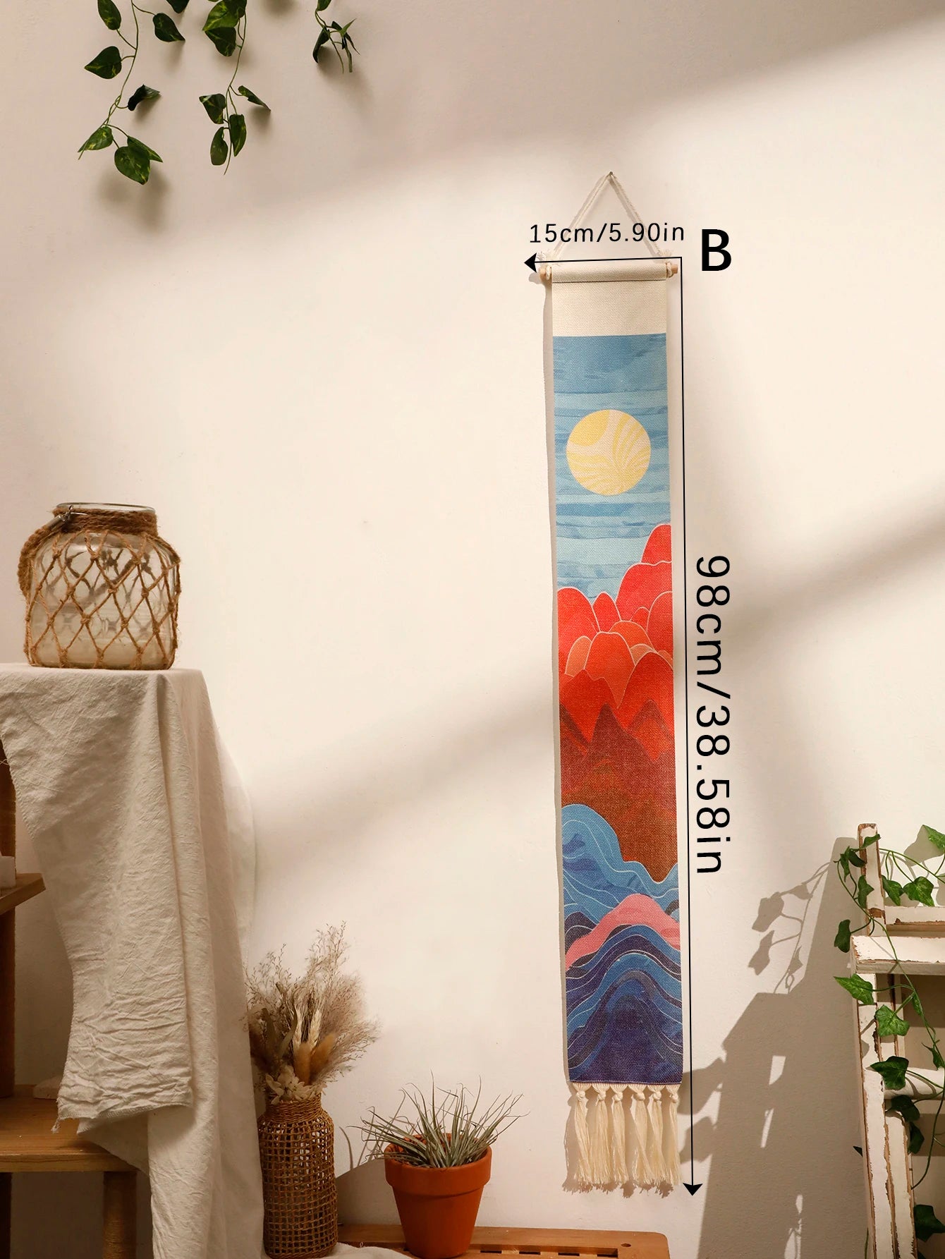 Sunset Macrame Tapestry