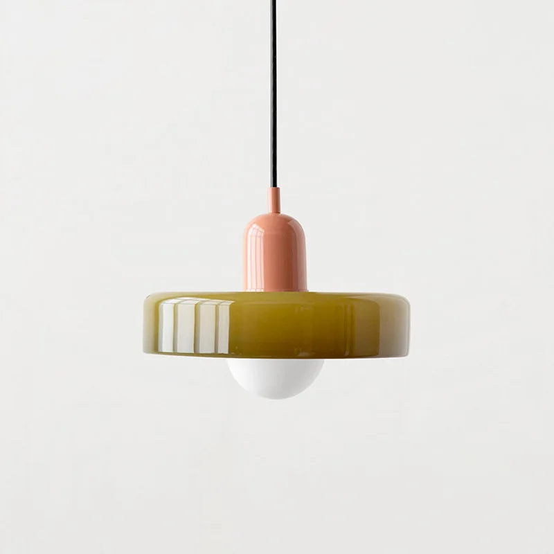 Bauhaus Glass Chandelier