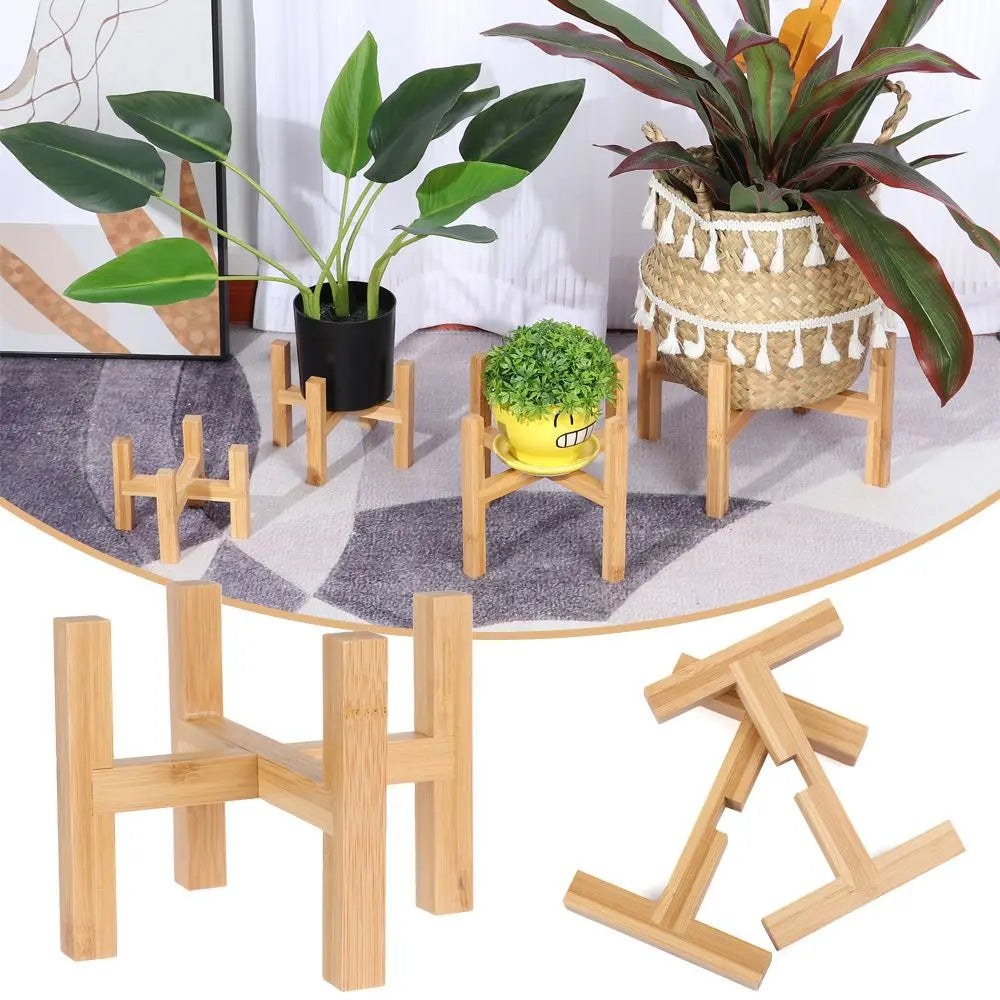 Bamboo Plant Stand