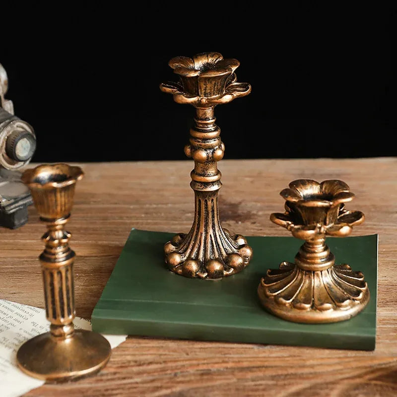 Vintage Resin Candlestick