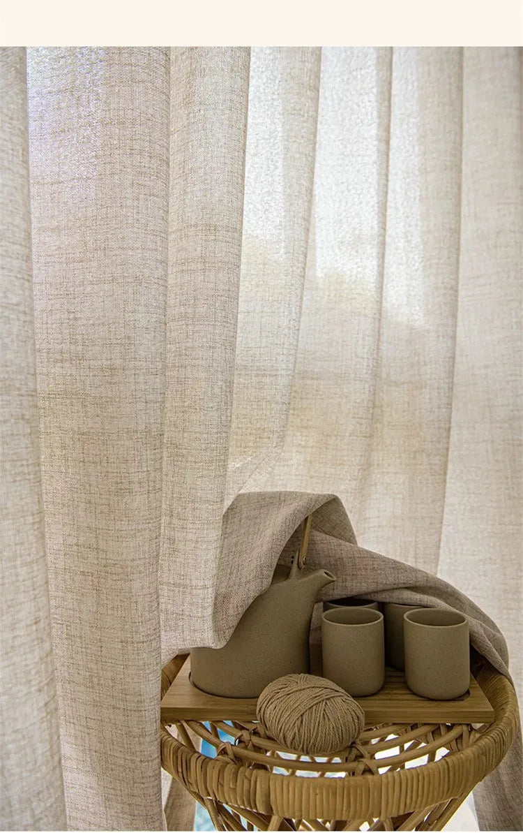 Modern Tulle Sheer Curtains